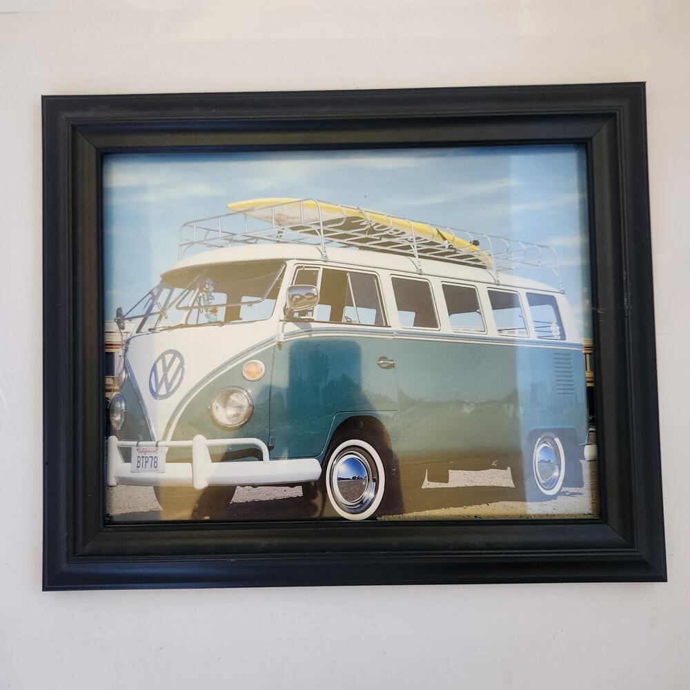 VW Retro Print Framed 8x10